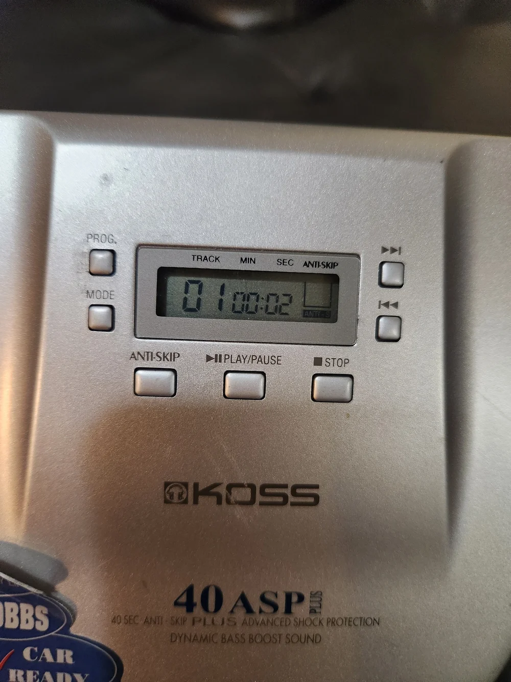 Vintage Sony& Koss Silver Portable CD Walkman Player - Car Ready Both Work